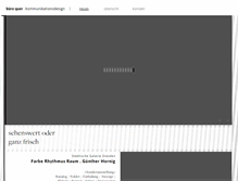 Tablet Screenshot of buero-quer.de